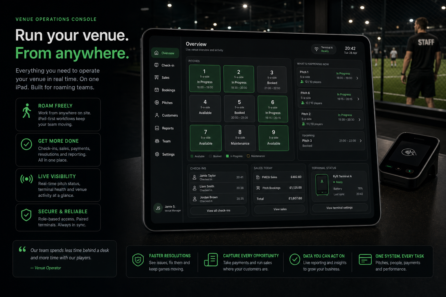 4Nines venue operations console