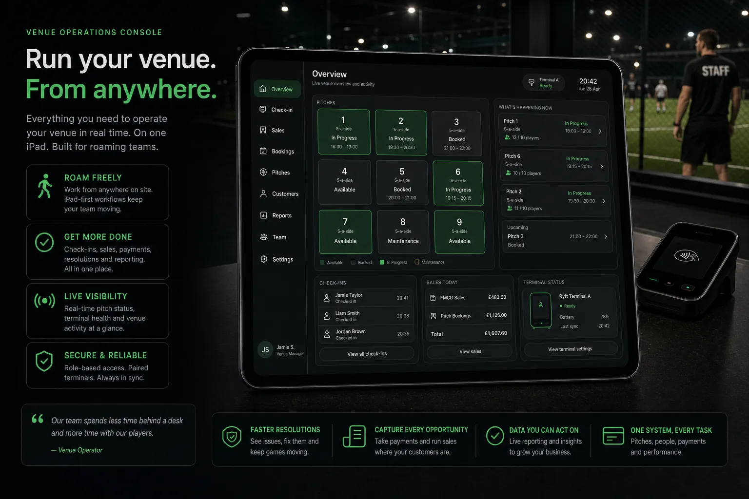 4nines venue operations console